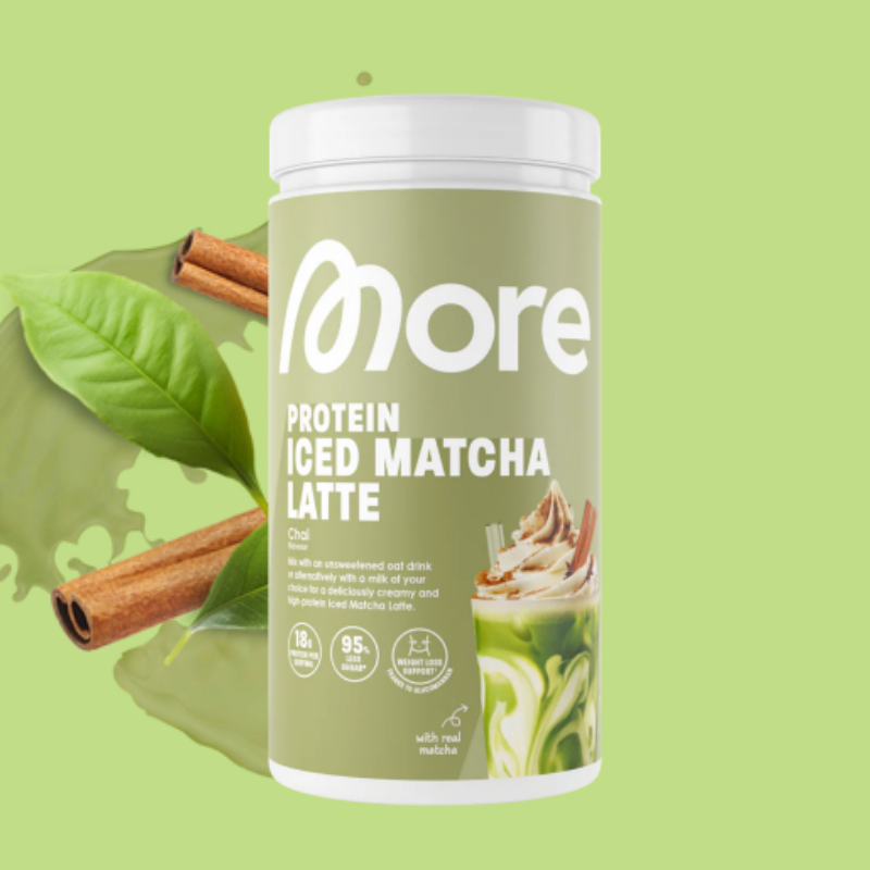 More Protein Iced Matcha Latte